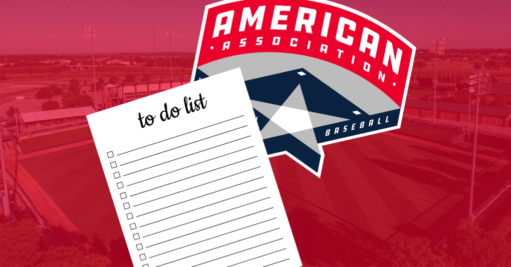 One month before Opening Day, each AA club’s top to-do item